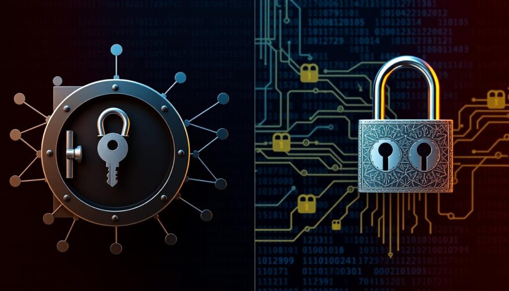 השוואת קריפטוגרפיה סימטרית וקריפטוגרפיה אסימטרית